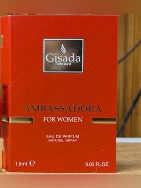 GISADA AMBASSADORA For Women Eau De Parfum Made In Switzerland